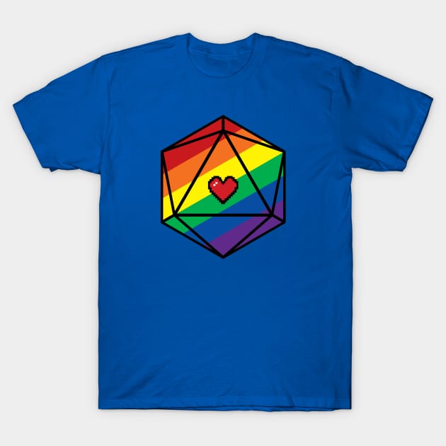 rainbow dice T-Shirt by necroembers art